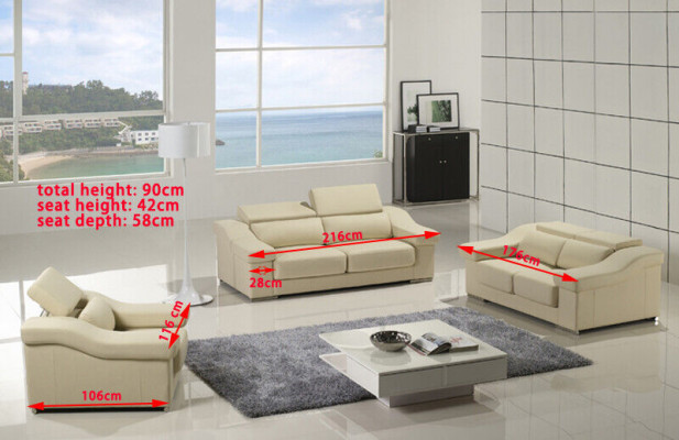 Canapés design Canapés Tapisserie 32 places Ensemble de canapés Ensemble de canapés Ensembles en cuir