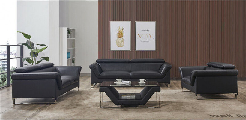 Canapés canapés modernes Rembourrage Cuir 32 Places Canapé ensemble Ensembles Ensemble neuf