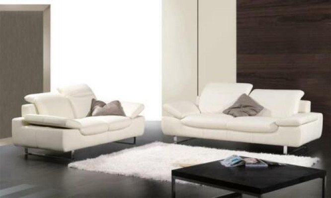 Sets Set Sofa set Groupe Suite Canapés Canapé Rembourrage Cuir 32 Siège