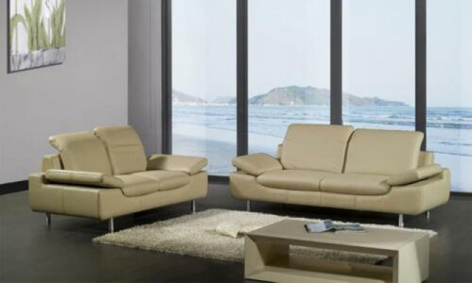 Sets Set Sofa set Groupe Suite Canapés Canapé Rembourrage Cuir 32 Siège