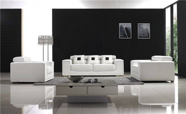 Suite canapé en cuir ensemble de canapés 32 places canapé rembourré canapé canapé design neuf