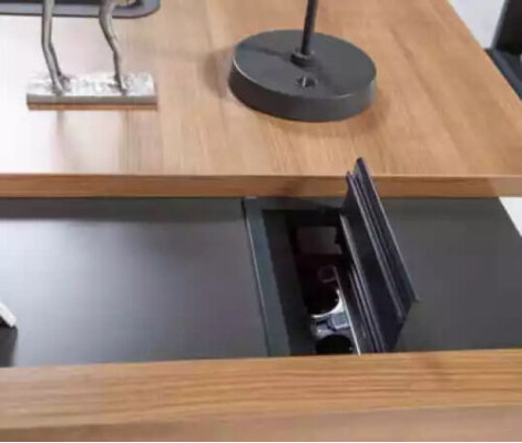 Bureau Mobilier de bureau Bureau d'angle Table basse Classeur Ensemble de 3 pièces.