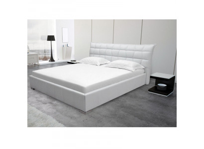 Conception de lit en cuir Lits doubles de luxe Mariage moderne Cadre de sommeil d'hôtel