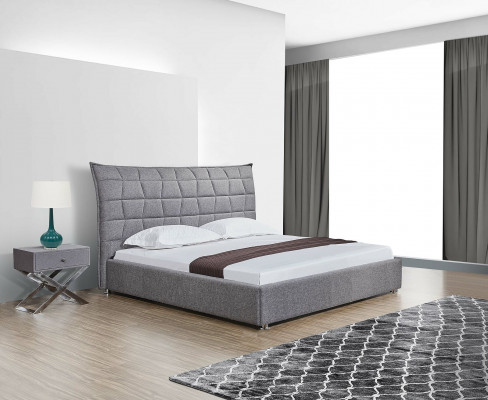 Conception de lit en cuir Lits doubles de luxe Mariage moderne Cadre de sommeil d'hôtel