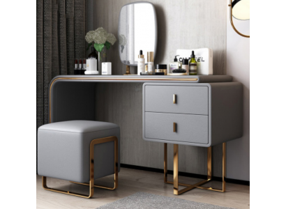 Classique commode de toilette. Miroir Console de luxe Commode Chambre