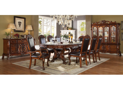 Meubles Table 6x Chaises Ensembles Salle à manger Suite Bois Complète Baroque Rococo
