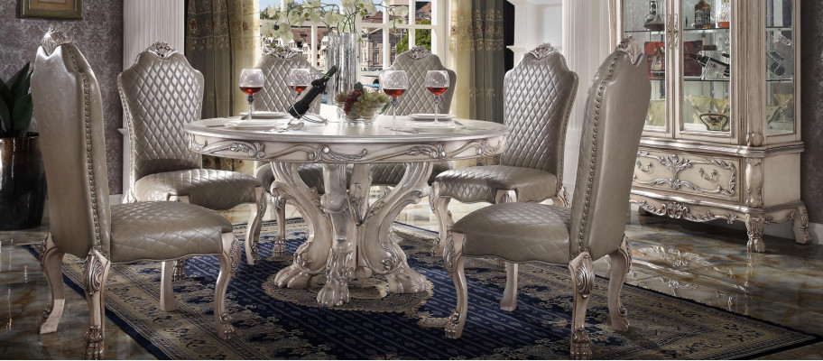 Ensemble de salle à manger Ess Group Table en bois Tables 7 pièces Ensemble complet Table à manger 6x chaises