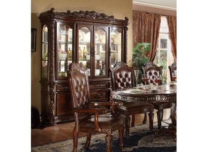 Vitrines Vitrine Bar Armoire Maison Armoires Baroques Étagère Murale Bois Vitrine
