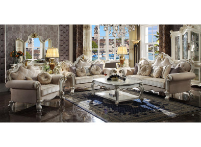 Design de canapé de luxe Canapé Tissu d'ameublement Meubles classiques 3 places Trois places  Conception de canapé de luxe Canapé en tissu d'ameublement Meubles classiques 3 places Trois places