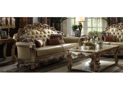 Canapé classique trois places Canapé Chesterfield en tissu Canapés Canapés