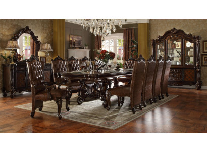 Salle à manger Suite 9 pièces Baroque Rococo Table 8x Chaises groupe de chaises