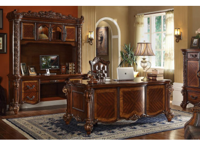 Chaise de bureau Chaise de bureau en bois Bureau d'ordinateur Table Table en bois Chaise 3 pièces. Ameublement