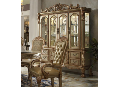 Vitrine armoire 4 portes vitrines mobilier de salon présentoirs design.