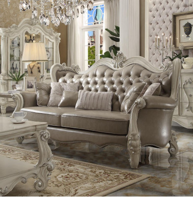 Trois places 3 places canapés relax canapé canapé en cuir rembourré en tissu