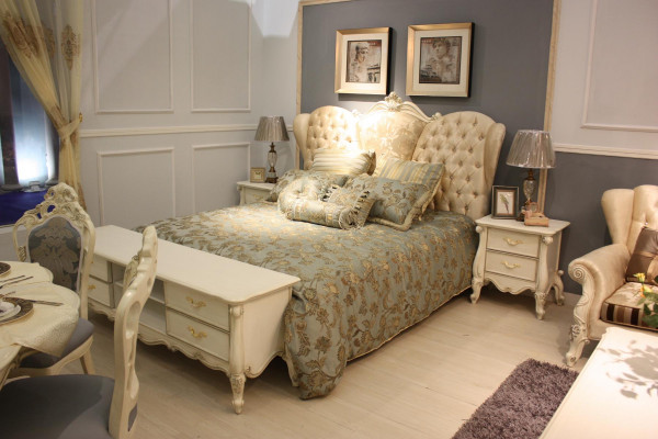 Lit Chesterfield, lits rembourrés, lit double, lits 180x200cm neufs.