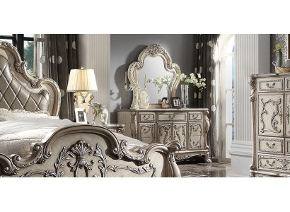 Miroir Commode Chambre Bois Ensemble Meubles Classic Commode 2pcs. Buffet