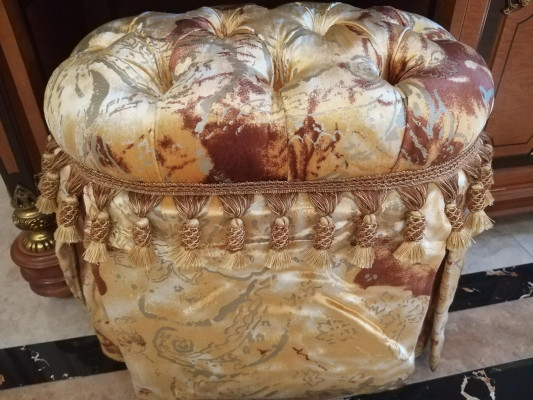 Classe de luxe Baroque Rococo Coiffeuse Miroir Tabouret Commode Consoles Table