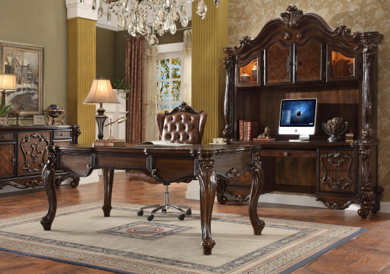 Ensemble de bureau Bureau Chaise exécutive Bureau complet Rococo Baroque 2 pièces. ensemble