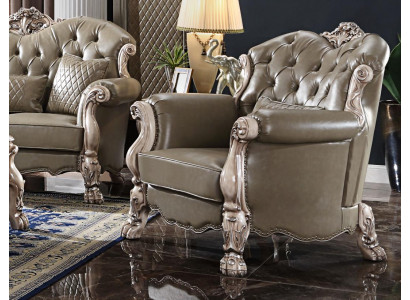 Fauteuil baroque une place canapé rembourré canapé TV design salon neuf