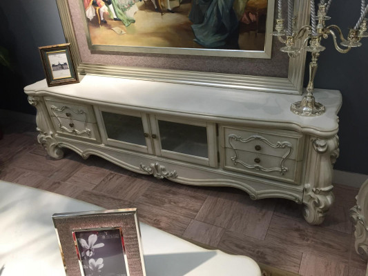 Sideboard TV Lowboard TV-cabinet Garde-robe Table Salon Bois Classique Baroque neuf