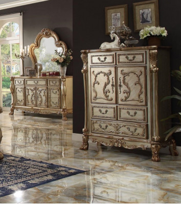 Style classique baroque antique commode Buffet Commodes en bois massif Nouveau