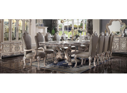 Salle à manger Ensemble Ess Groupe Table Tables 9pcs Jeu complet Set Table à manger 8 Chaises nouvelles