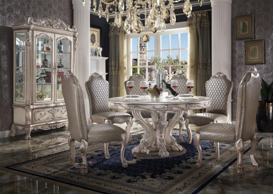 Ensemble de table Service De Table 6 Chaises Style De Luxe Mobilier Ensemble De 8 Chaises Vitrine