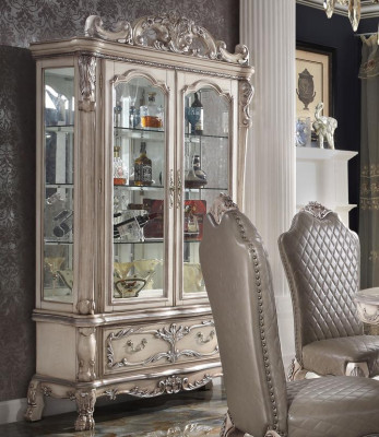 Ensemble de table Service De Table 6 Chaises Style De Luxe Mobilier Ensemble De 8 Chaises Vitrine