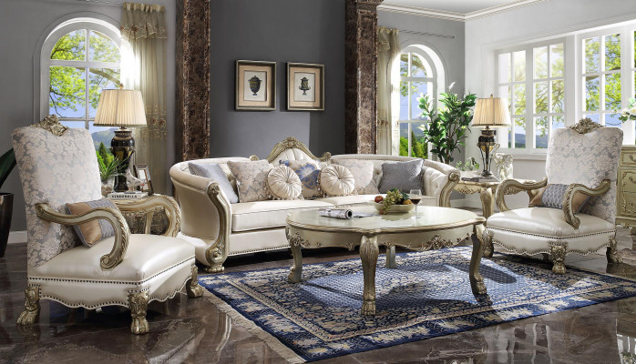 Salon de luxe TV Club Rembourrage Siège Fauteuil royal Design Canapé Sofa