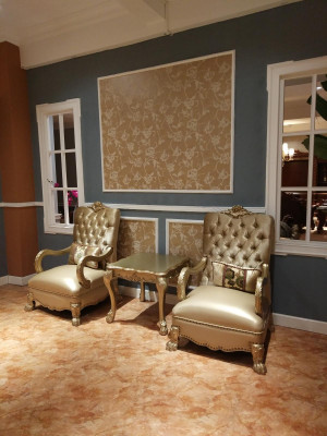 Fauteuil Design Canapé Sofa Relax Tissu Lounge Luxe TV Club Tapisserie