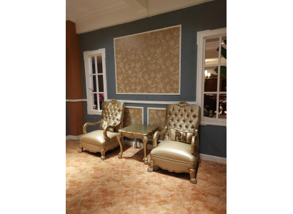 Fauteuil Design Canapé Sofa Relax Tissu Lounge Luxe TV Club Tapisserie