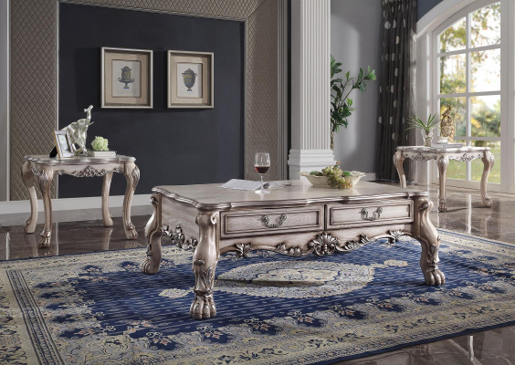 Table basse Table d'appoint Bois Canapé Salon Table Baroque Designer Classique