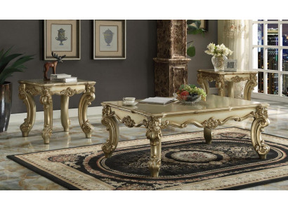 Table basse au design élégant, table d'appoint pour canapé, table de salon, style baroque