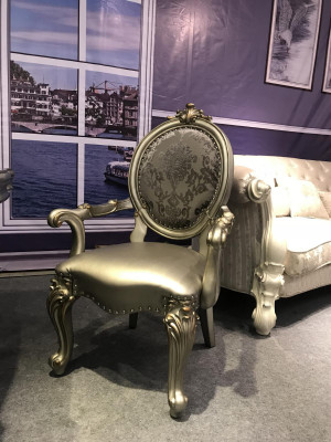 Chaise Chaises Salle de séjour Salle à manger Fauteuil Chaise rembourrée accoudoir