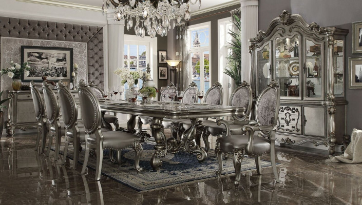 Salle à manger Ensemble Baroque Rococo Table 10x Chaises Buffet Commode 13 pièces.