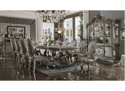 Salle à manger Ensemble Baroque Rococo Table 10x Chaises Buffet Commode 13 pièces.