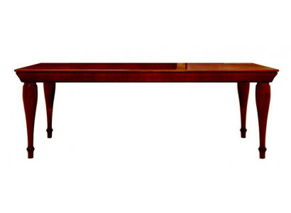 Table de luxe en bois brun Table à manger Design italien neuve