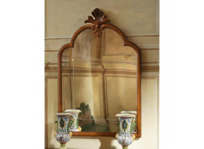 Miroir mural en bois Véritable artisanat italien Cadre Miroir mural