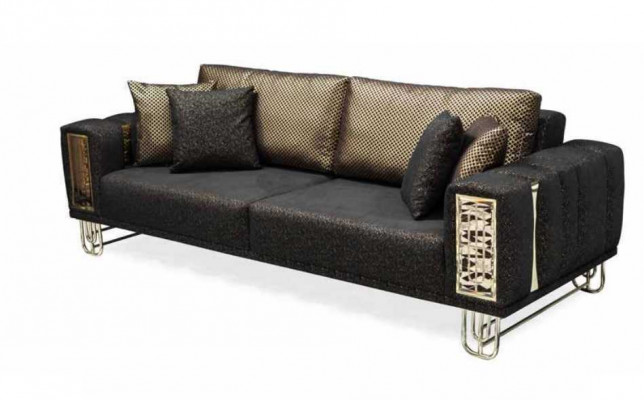 Canapé 3 places Canapés Design Canapés Canapé 3 places Tissu Moderne nouveau