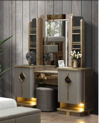 Coiffeuse élégante avec miroir - Meuble parfait dans la chambre nouvelle