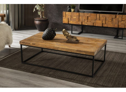 Table basse Loft Design Mobilier Table 120x80 Salon Table en bois Tables basses
