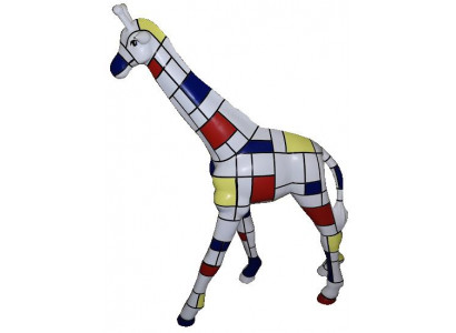 Figures de designer décorations modernes Statue de girafe de jardin Sculpture Sculptures