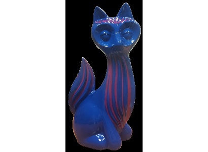 Figure abstraite renard statues de renards Statues abstraites loft designer sculptures colorées