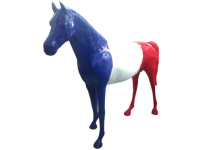 Statue de cheval France Décoration Statues Déco Sculptures Art abstrait xxl