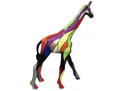 Statue de design Couleur Sculpture abstraite Figures statues Peints à la main Décoration