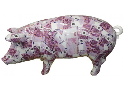 Figures design décorations modernes de jardin, statue de cochon sculpture sculptures.