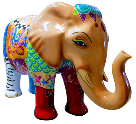 Décorations de maison Sculptures abstraites Design éléphant Statues Figures Figurine Décoration
