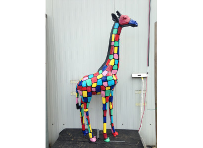 Décoration de la maison de design sculptures statues figures figurines girafe abstrait figure décoration