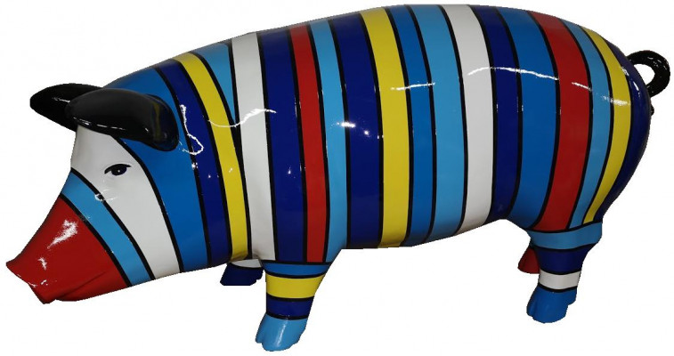 Décoration intérieure Sculptures abstraites Design de cochon Statues Figures Figure Décoration