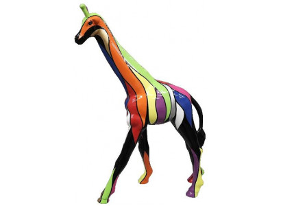 Statue de jardin abstraite de girafe sculpture sculptures designer modernes nouvelles